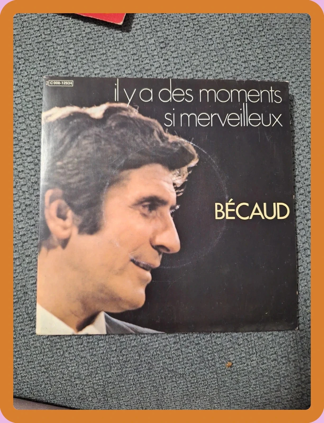 Vinyle 45 tours Gilbert Becaud Felcitations